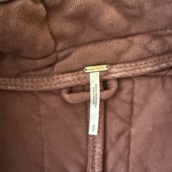 Free People Dolman Quilted Knit Jacket Mauve | Size Small - Picture 3 of 3